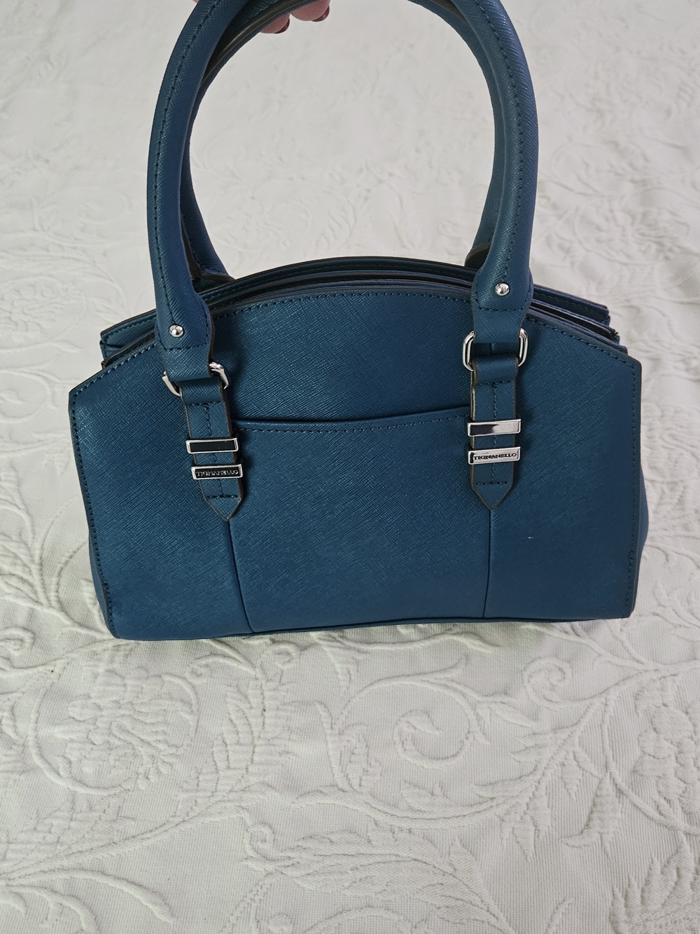 Tignanello Hand Bag- Blue - Picture 12 of 13